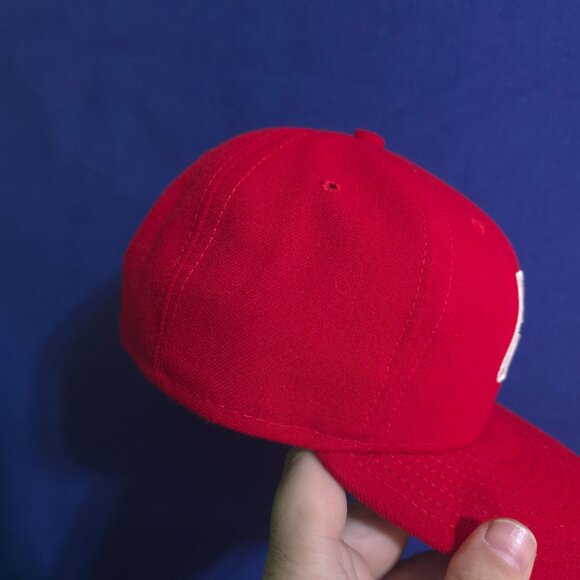 Kansas City Official On-Field Ball Hat Cap MLB New Era 59/50 fitted size 7 1/4 - Picture 6 of 9